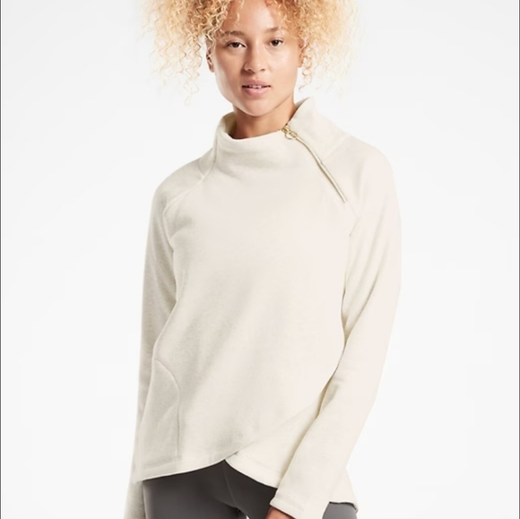 Athleta Tops - Athleta Cozy Karma Asym Pullover Small
